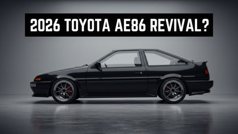 2026 Toyota AE86 REVIVAL?